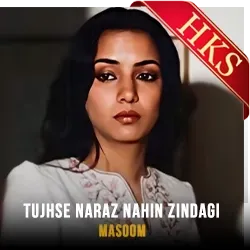  Tujhse Naraz Nahin Zindagi (Female) (High Quality) Video Karaoke with Lyrics
