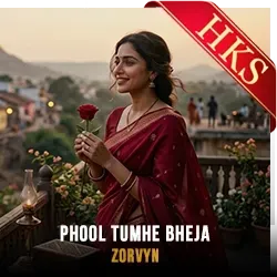  Phool Tumhe Bheja Hai (Remix) Video Karaoke with Lyrics