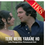 Tere Mere Yarane Ho (With Female Vocals) - MP3 + VIDEO
