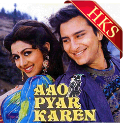  Chaand Se Parda Kijiye Video Karaoke with Lyrics