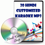 20 Hindi Customized Karaoke MP3