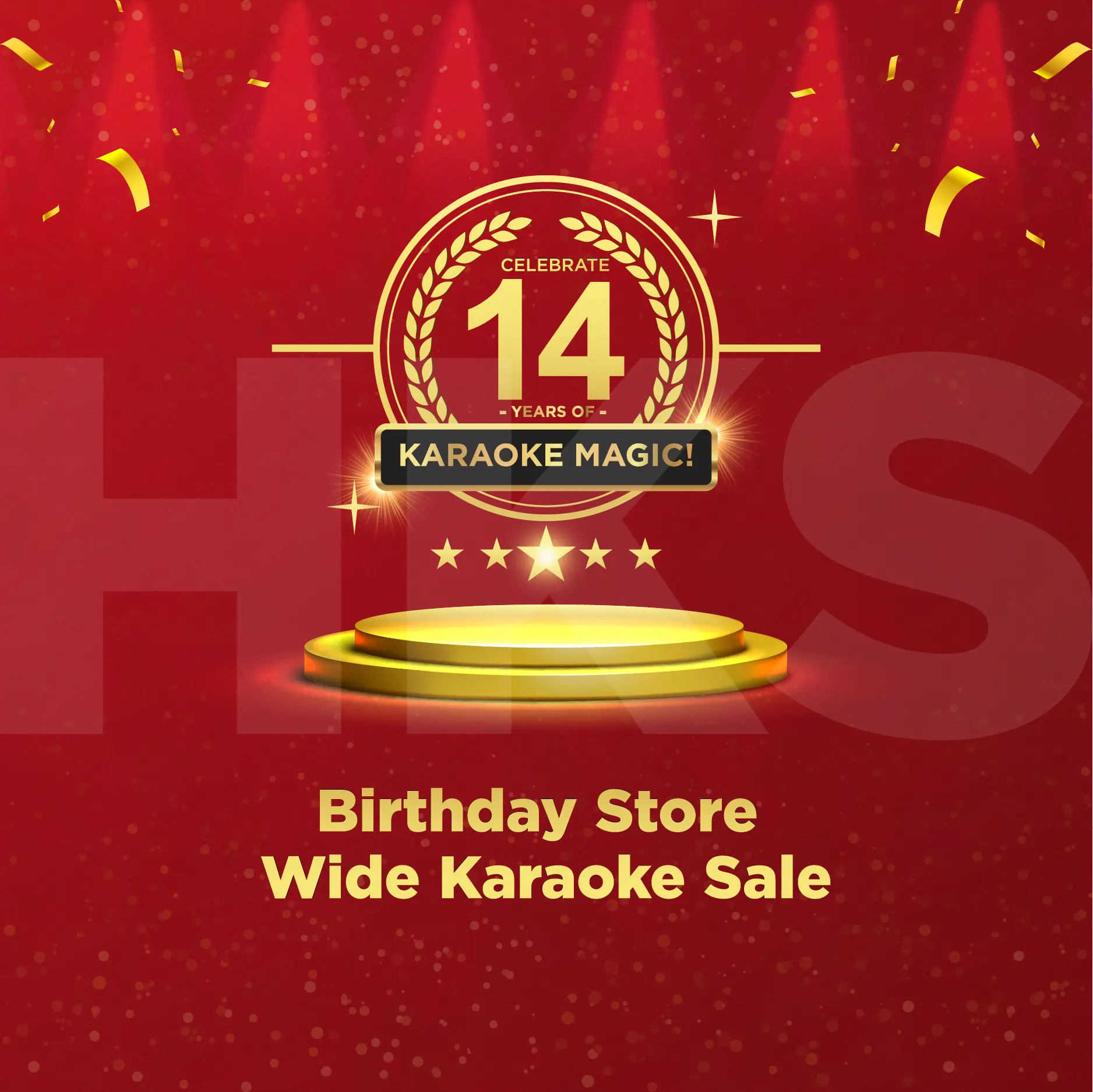 Anniversary Store Wide Karaoke Sale