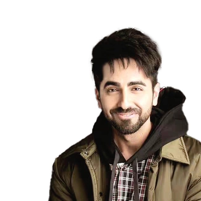 Ayushmann Khurrana smiling.