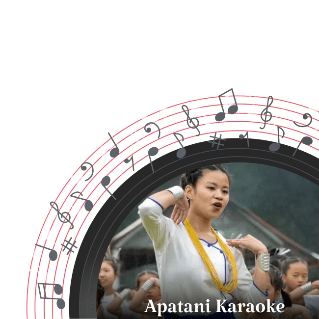 Aptani Girl Dancing Picture For Apatani Karaoke Category